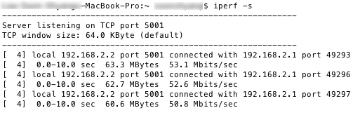 Test 6 - iPerf results