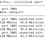 Test 2 – iPerf results